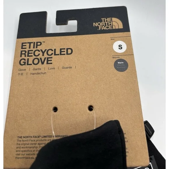 NWT North Face Women's Etip Recycled Gloves Size Small - Picture 5 of 5